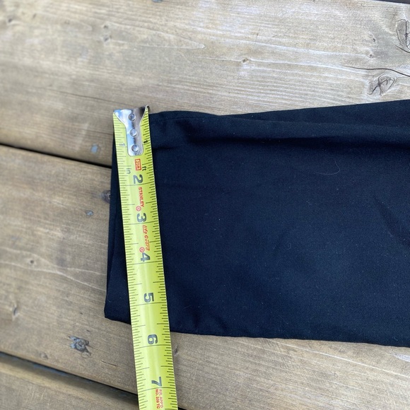 UNIQLO Pants Womens sz 10 Black Slim Straight Leg Stretch Trouser 27x26 - Picture 9 of 10